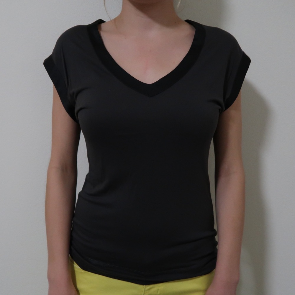 CALVIN KLEIN METALLIC GRAY SHIRT